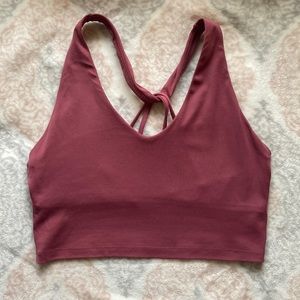 Offline by Aerie Real Me Stappy Back Longline Sports Bra Size Medium